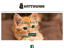 Tablet Screenshot of kittywise.com